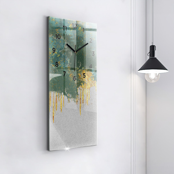 Ceas vertical de perete din sticlă Model decorativ