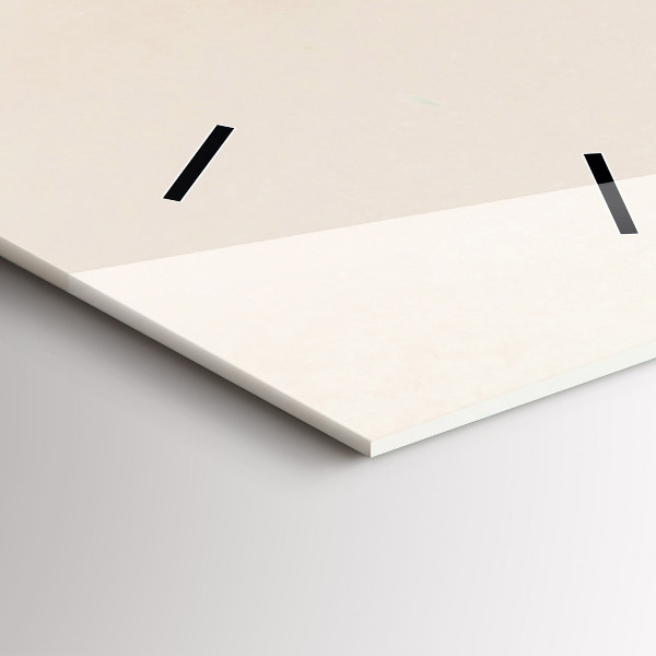 Ceas vertical de perete din sticlă Flori înfloritoare de gypsophila