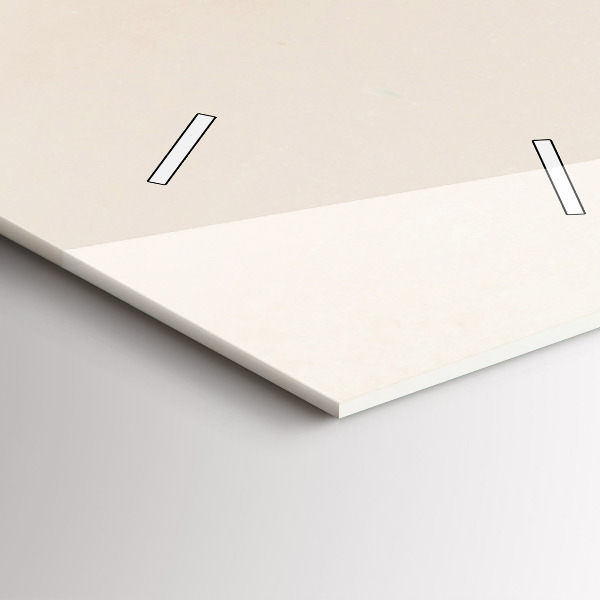 Ceas vertical de perete din sticlă Flori înfloritoare de gypsophila