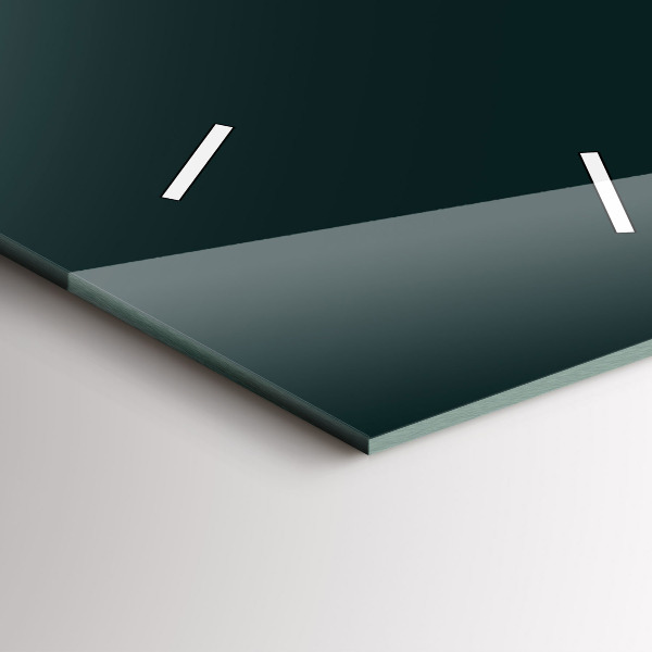 Ceas vertical de perete din sticlă Teren de fotbal