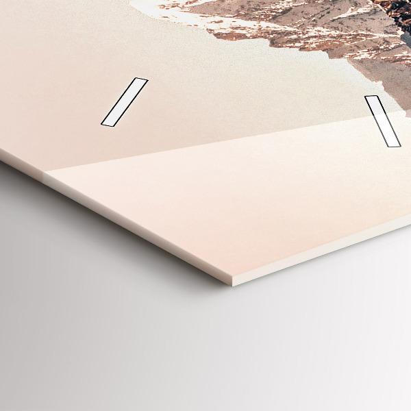 Ceas vertical de perete din sticlă Balena de apă