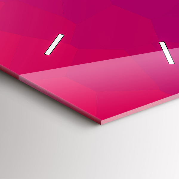 Ceas vertical de perete din sticlă Abstracție colorată