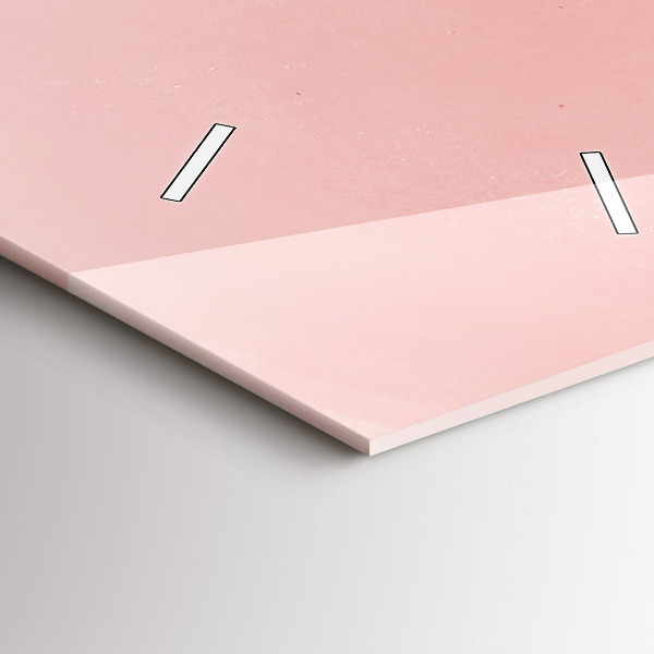 Ceas vertical de perete din sticlă Plaja cu nisip de mare