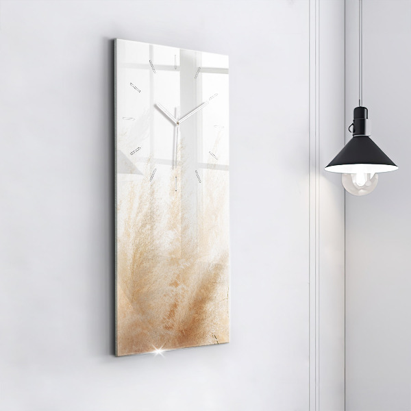 Ceas vertical de perete din sticlă Spice de cereale