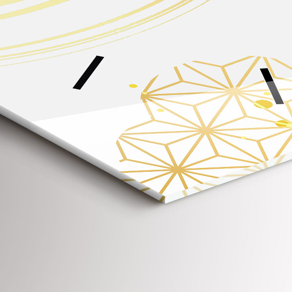 Ceas vertical de perete din sticlă Model decorativ