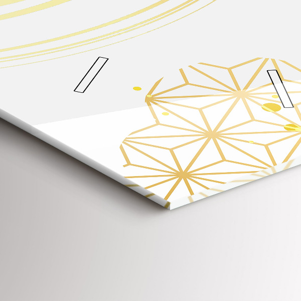 Ceas vertical de perete din sticlă Model decorativ