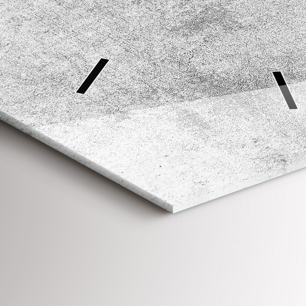 Ceas vertical de perete din sticlă Perete de beton