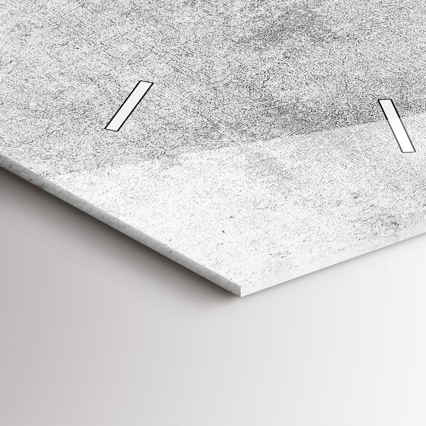 Ceas vertical de perete din sticlă Perete de beton