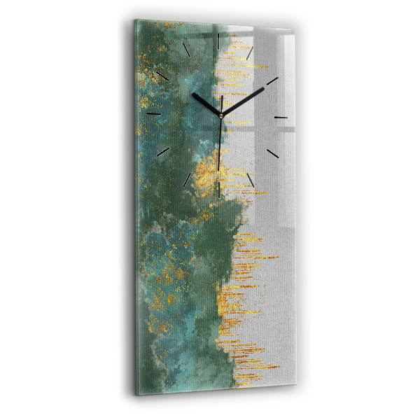 Ceas vertical de perete din sticlă Model decorativ