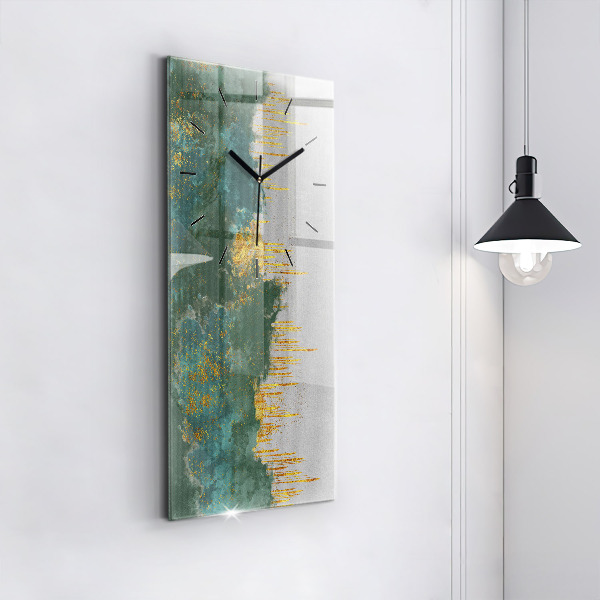 Ceas vertical de perete din sticlă Model decorativ