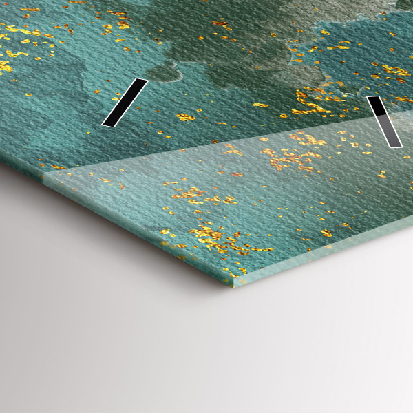 Ceas vertical de perete din sticlă Model decorativ