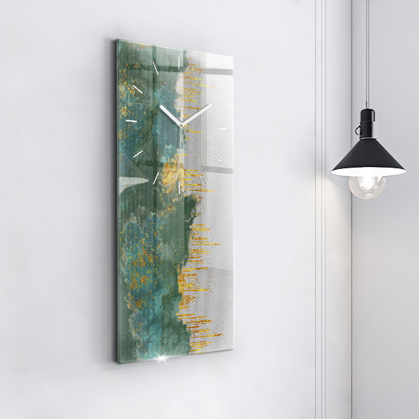 Ceas vertical de perete din sticlă Model decorativ