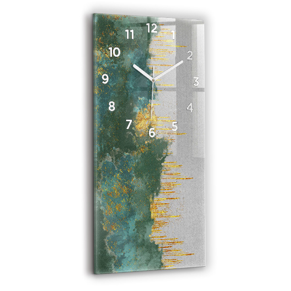 Ceas vertical de perete din sticlă Model decorativ