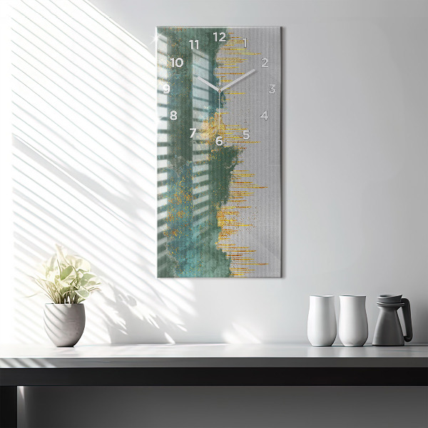 Ceas vertical de perete din sticlă Model decorativ