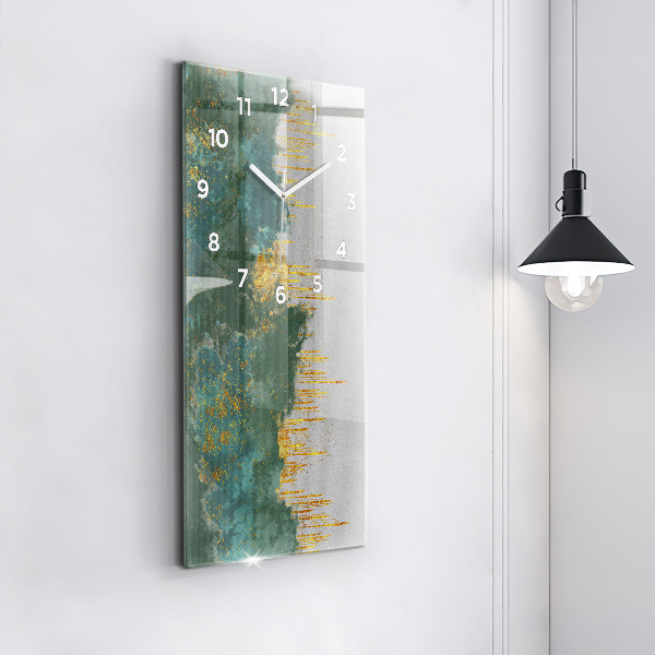 Ceas vertical de perete din sticlă Model decorativ