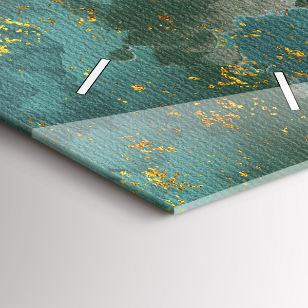 Ceas vertical de perete din sticlă Model decorativ