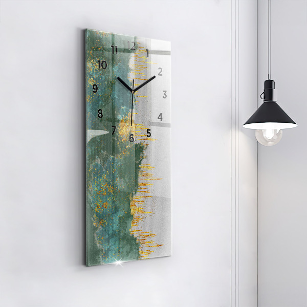 Ceas vertical de perete din sticlă Model decorativ