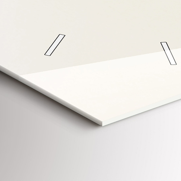 Ceas vertical de perete din sticlă Flori înfloritoare de gypsophila