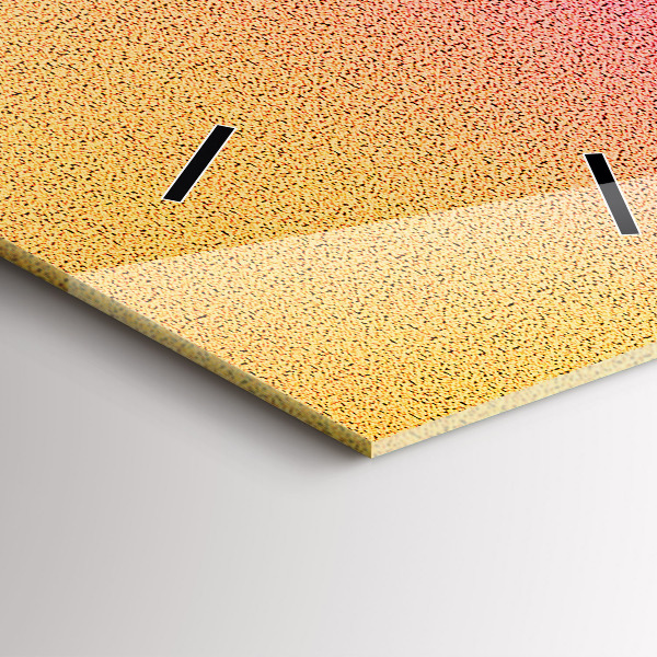 Ceas vertical de perete din sticlă Model de gradient