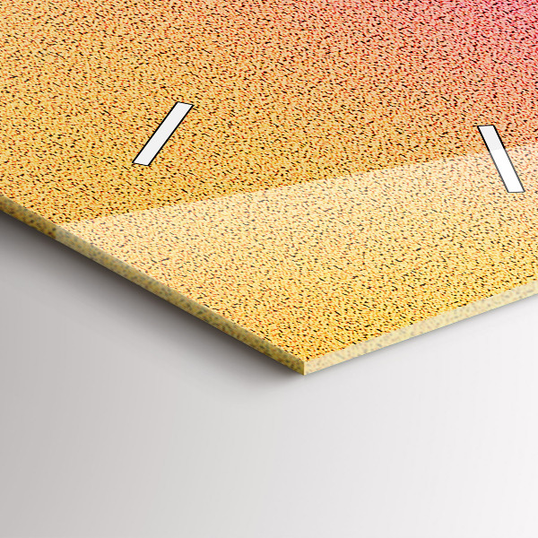 Ceas vertical de perete din sticlă Model de gradient
