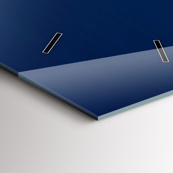 Ceas vertical de perete din sticlă Abstracția ornamentală