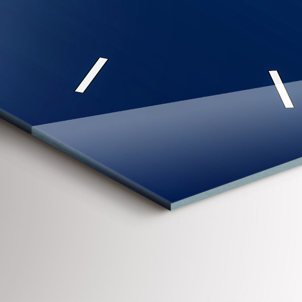 Ceas vertical de perete din sticlă Abstracția ornamentală