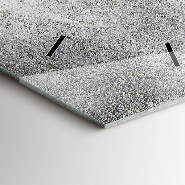 Ceas vertical de perete din sticlă Măsline minimaliste