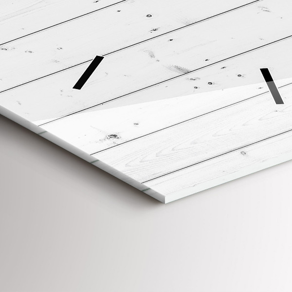 Ceas vertical de perete din sticlă Model de panouri din lemn