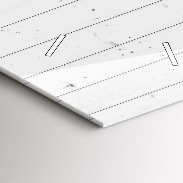 Ceas vertical de perete din sticlă Model de panouri din lemn