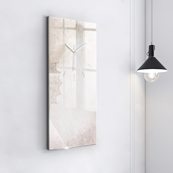 Ceas vertical de perete din sticlă Model decorativ