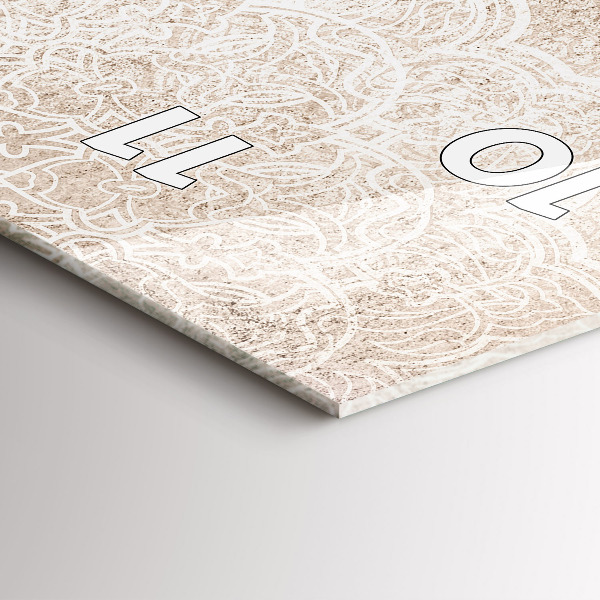 Ceas vertical de perete din sticlă Model decorativ