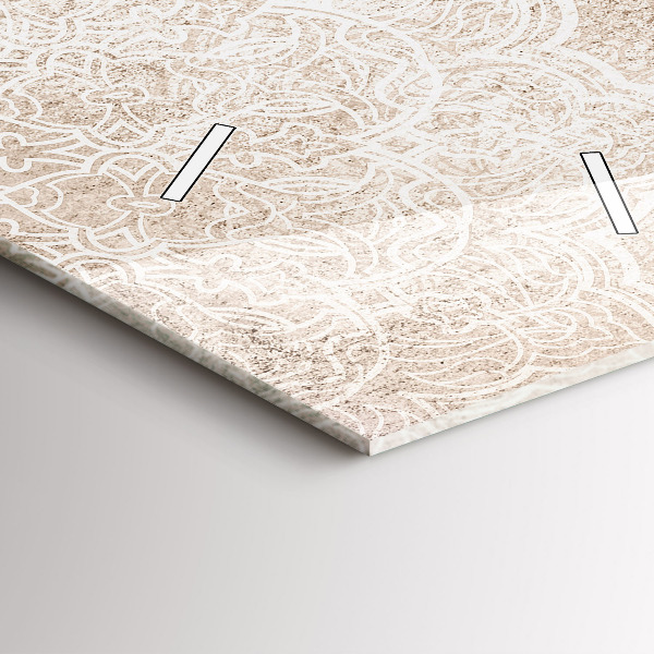 Ceas vertical de perete din sticlă Model decorativ