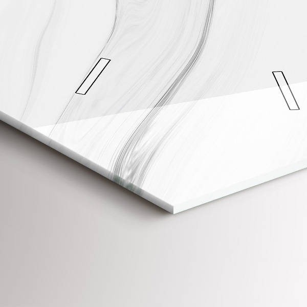 Ceas vertical de perete din sticlă Marmură decorativă