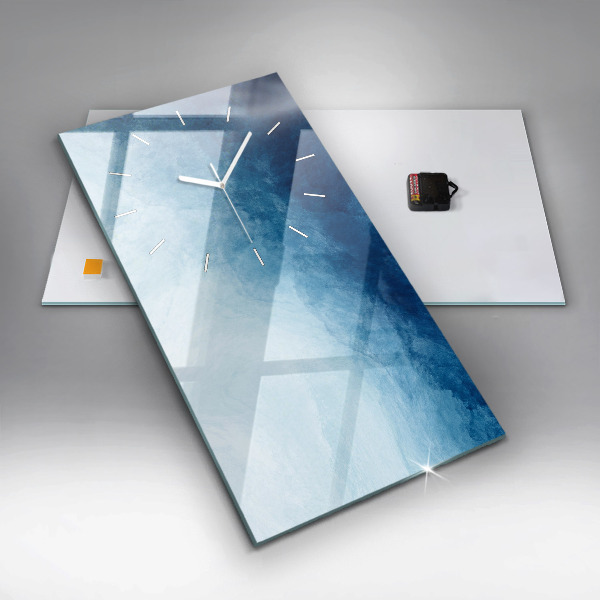 Ceas vertical de perete din sticlă Captarea apei