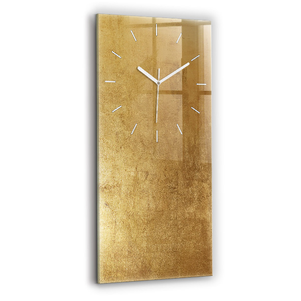Ceas vertical de perete din sticlă Panza decorativa