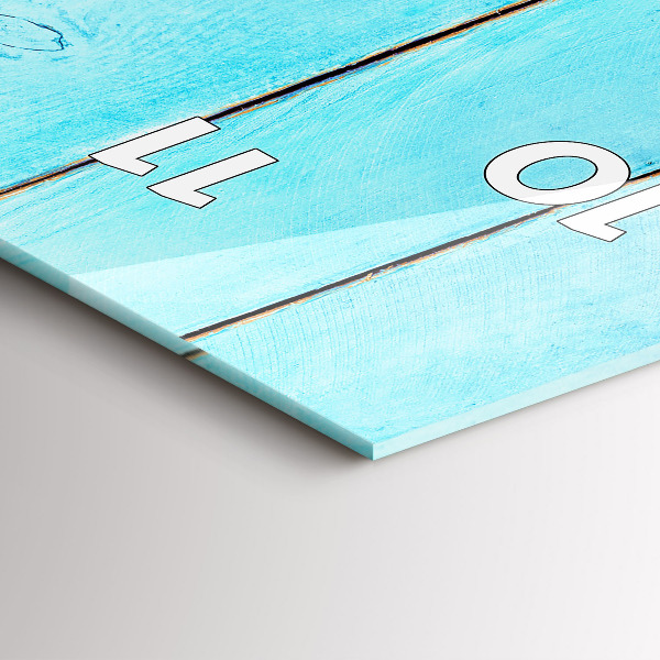 Ceas vertical de perete din sticlă Accesorii de vacanta