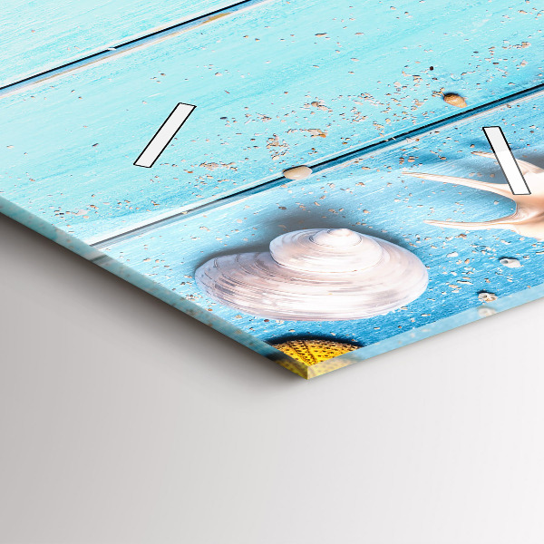 Ceas vertical de perete din sticlă Accesorii pentru plaja