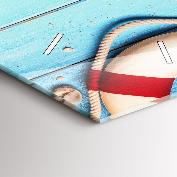 Ceas vertical de perete din sticlă Accesorii pentru plaja