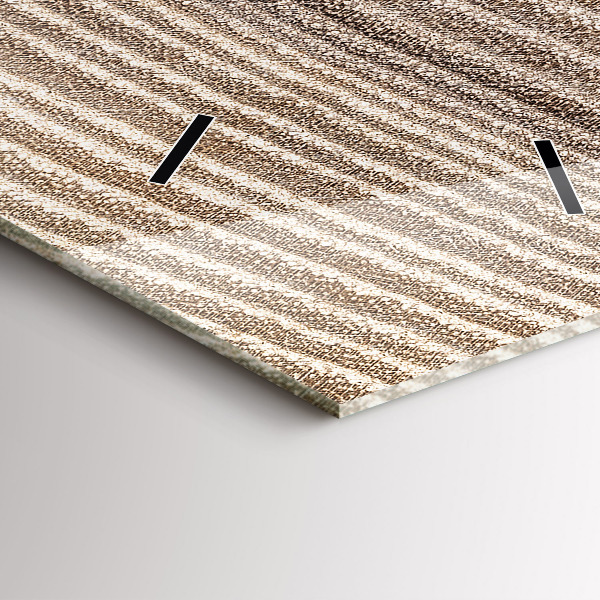 Ceas vertical de perete din sticlă Trunchi