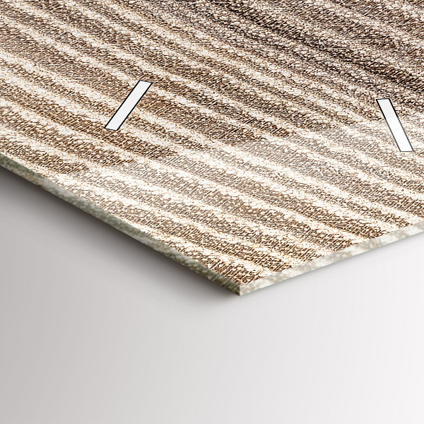 Ceas vertical de perete din sticlă Trunchi