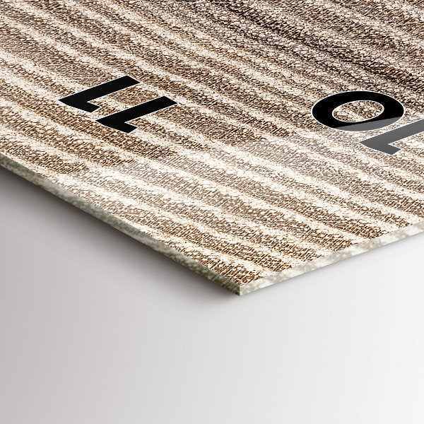 Ceas vertical de perete din sticlă Trunchi