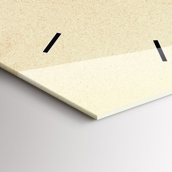 Ceas vertical de perete din sticlă Abstracția aurie