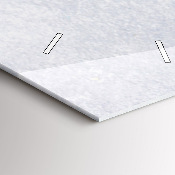 Ceas vertical de perete din sticlă O bucată de tort