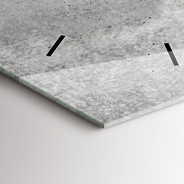 Ceas vertical de perete din sticlă Perete brut