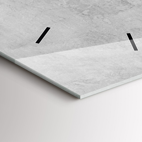 Ceas vertical de perete din sticlă Zid de piatră