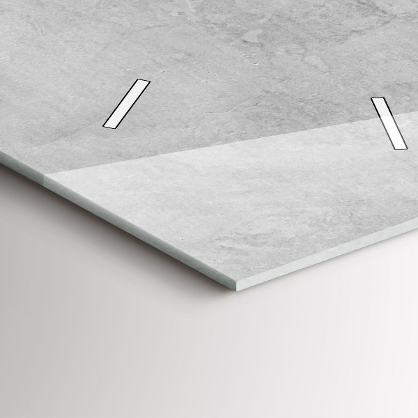 Ceas vertical de perete din sticlă Zid de piatră