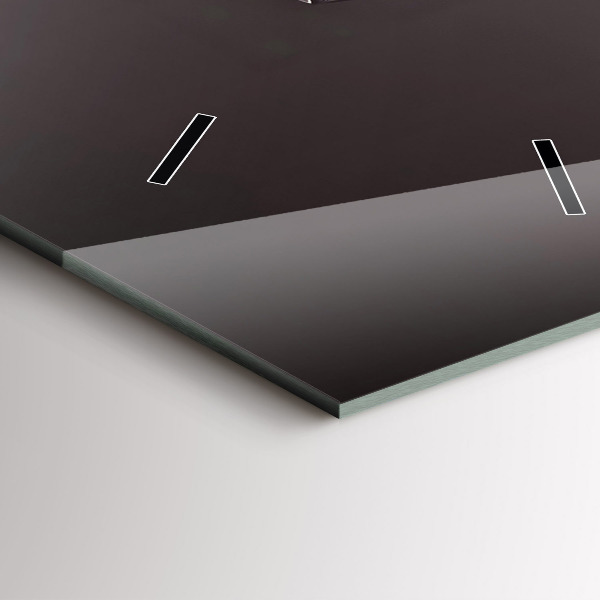 Ceas vertical de perete din sticlă Un pahar de vin roșu