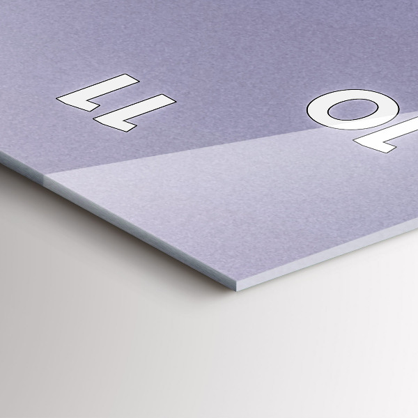 Ceas vertical de perete din sticlă Abstracția soarelui