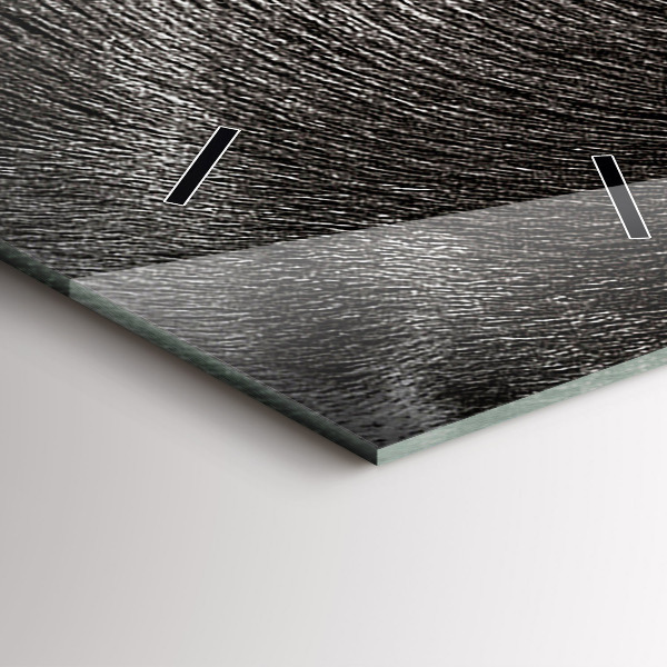 Ceas vertical de perete din sticlă Câine și pisică scoțian