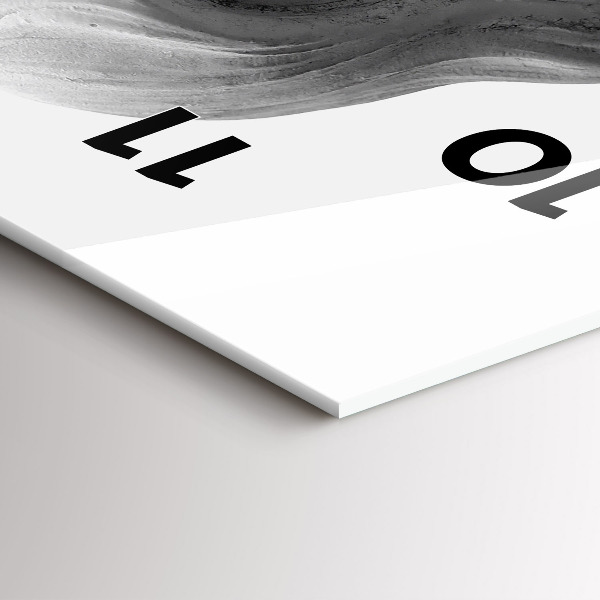 Ceas vertical de perete din sticlă Sculptură înger veche